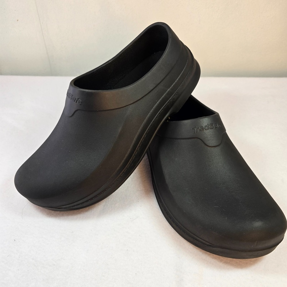 Tredsafe Oil Slip Resistant Shoes Mens 10 Women 12 Food Service Career Work Clog